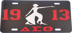 View Buying Options For The Delta Sigma Theta 1913 Lady Fortitude Mirror License Plate