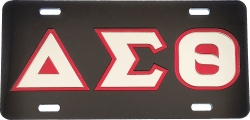 View Buying Options For The Delta Sigma Theta Outline Mirror License Plate