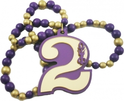 View Buying Options For The Omega Psi Phi Wood Color Bead Tiki Line #2 Medallion