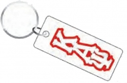 View Buying Options For The Greek Acrylic Vertical Outline Clear Key Chain [Clear]