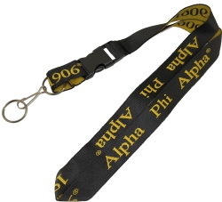 View Product Detials For The Alpha Phi Alpha Classic Woven Embroidered Lanyard