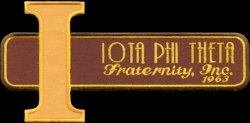 View Buying Options For The Iota Phi Theta Letter Retro Iron-On Patch