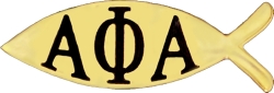 View Buying Options For The Alpha Phi Alpha Fish Lapel Pin