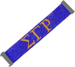 View Product Detials For The Sigma Gamma Rho Austrian Crystal Bracelet With Magnet Closure
