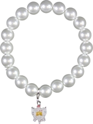 View Buying Options For The Sigma Gamma Rho Crest Pearl Bracelet