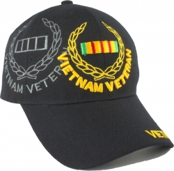 View Buying Options For The Vietnam Veteran Leaf Ribbon Shadow Mens Cap