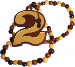 View Buying Options For The Iota Phi Theta Wood Color Bead Tiki Line #2 Medallion