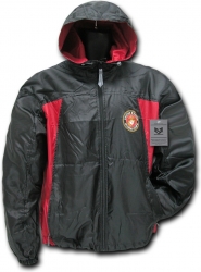 View Buying Options For The RapDom Marines 2 Tone Zip-Up Hooded Mens Windbreaker Jacket