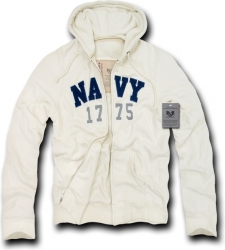 View Buying Options For The RapDom Navy Deluxe Mens Zip-Up Hoodie Jacket