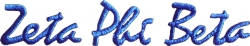 View Buying Options For The Zeta Phi Beta Small Script Iron-On Patch Set