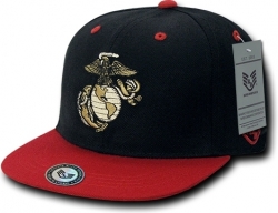 View Buying Options For The RapDom Marines 2-Tone Jumbo Back Military Mens Snapback Cap