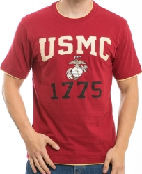 View Buying Options For The Rapid Dominance USMC Marines Pitch Double Layer Mens Tee