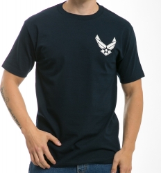 View Product Detials For The Rapid Dominance Air Force Hap Wings Basic Military Mens Tee