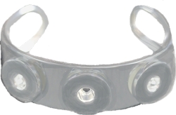 View Buying Options For The 3 Button Receiver Bangle Bracelet