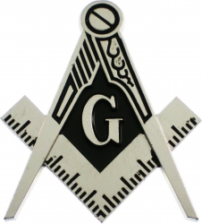 View Buying Options For The Mason Symbol Die-Cut Car Badge