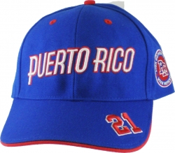 View Product Detials For The Big Boy Puerto Rico Latin Legacy S142 Mens Baseball Cap