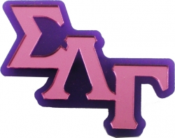 View Buying Options For The Sigma Lambda Gamma Large Mirror Letter Pin