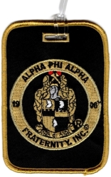 View Buying Options For The Alpha Phi Alpha Fraternity, Inc. Round Crest Luggage Tag