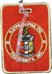 View Product Detials For The Kappa Alpha Psi Fraternity, Inc. Round Crest Luggage Tag