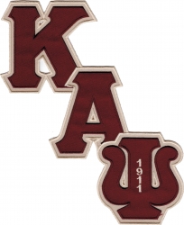 View Buying Options For The Kappa Alpha Psi® Diagonal Connected Twill Iron-On Patch