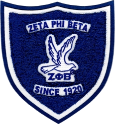 View Buying Options For The Zeta Phi Beta Shield Chenille Sew-On Patch