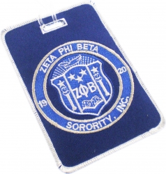 View Buying Options For The Zeta Phi Beta Sorority, Inc. Round Crest Luggage Tag