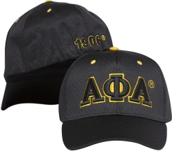 View Product Detials For The Alpha Phi Alpha Fraternity 3 Letter Polymesh Mens Cap