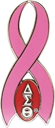View Buying Options For The Delta Sigma Theta Pink Ribbon Lapel Pin