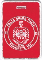 View Buying Options For The Delta Sigma Theta Sorority, Inc. Round Crest Luggage Tag
