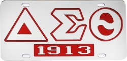 View Buying Options For The Delta Sigma Theta 1913 Mirror Insert Tag License Plate