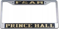 View Buying Options For The F&AM Prince Hall Mason License Plate Frame