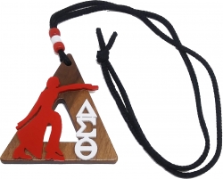 View Buying Options For The Delta Sigma Theta - Diamond Lady Of Fortitude Wood Medallion