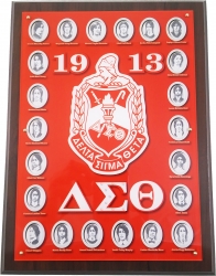 View Buying Options For The Delta Sigma Theta Founders Acrylic Topped Wood Wall Plaque