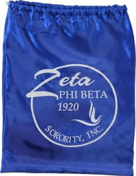 View Buying Options For The Zeta Phi Beta Drawstring Shoe/Gift Bag