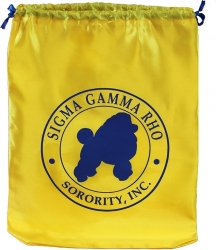 View Buying Options For The Sigma Gamma Rho Drawstring Shoe/Gift Bag
