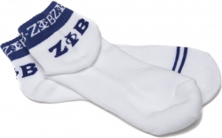 View Product Detials For The Zeta Phi Beta Ladies Pair Ankle/Bootie Socks