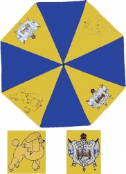 View Buying Options For The Sigma Gamma Rho Vented Auto Open Small Compact Golf Umbrella