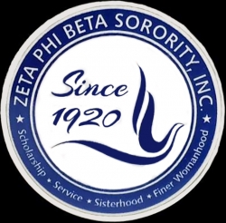 View Product Detials For The Zeta Phi Beta Crest Flat Craft Medallion