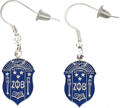 View Buying Options For The Zeta Phi Beta Crest Earrings