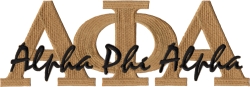 View Buying Options For The Alpha Phi Alpha Signature Iron-On Patch