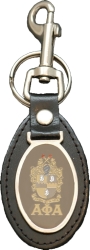 View Product Detials For The Alpha Phi Alpha Leather FOB Key Chain