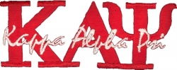 View Buying Options For The Kappa Alpha Psi Signature Iron-On Patch