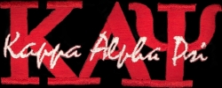 View Buying Options For The Kappa Alpha Psi Signature Iron-On Patch