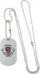 View Product Detials For The Lambda Theta Alpha Double Sided Dog Tag