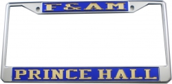 View Product Detials For The F&AM Prince Hall Mason License Plate Frame