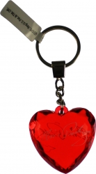 View Buying Options For The Elvis Presley Signature 3D Crystal Heart Acrylic Keyring