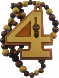 View Buying Options For The Iota Phi Theta Wood Color Bead Tiki Line #4 Medallion