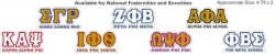 View Buying Options For The Iota Phi Theta Letter Decal Sticker [Pre-Pack]