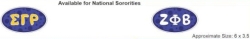 View Buying Options For The Sigma Gamma Rho Sorority Oval Polka Dot Decal Sticker [Pre-Pack]
