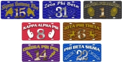 View Buying Options For The Alpha Phi Alpha Printed Line #41 License Plate